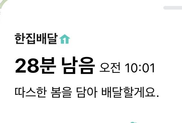 [잡담] 배민 벚꽃잎 휘날린다 | 인스티즈