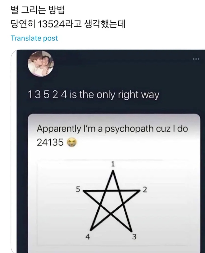 [잡담] 이거 당연히 14253아님? 아니 13524로 그린다고?? | 인스티즈