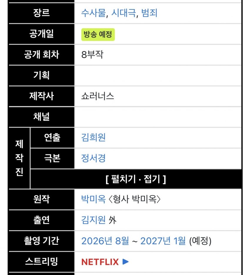 [잡담] 헐 김지원 차차기작 "형사 박미옥" 넷플드임? | 인스티즈