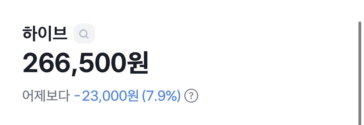 [잡담] 하이브 26만 진짜네 | 인스티즈