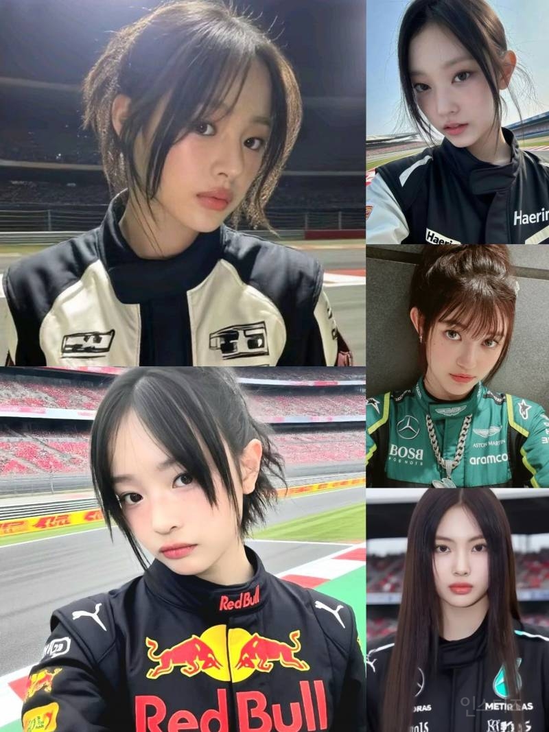 퀄리티 꽤 좋은 뉴진스 모토gp 합성 사진.jpg | 인스티즈