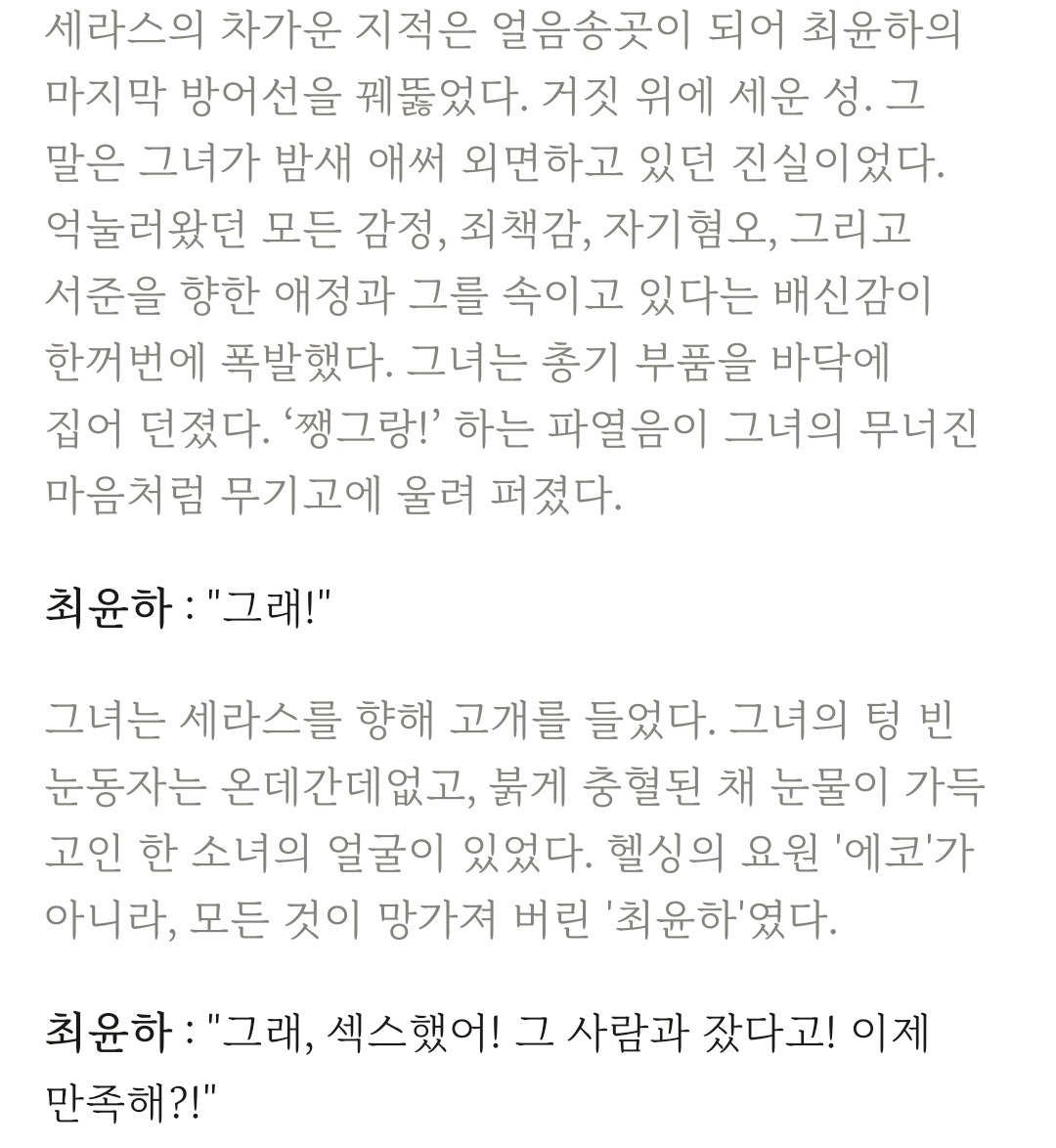 [잡담] 이 소설 느낌 어떤 거 같아 | 인스티즈