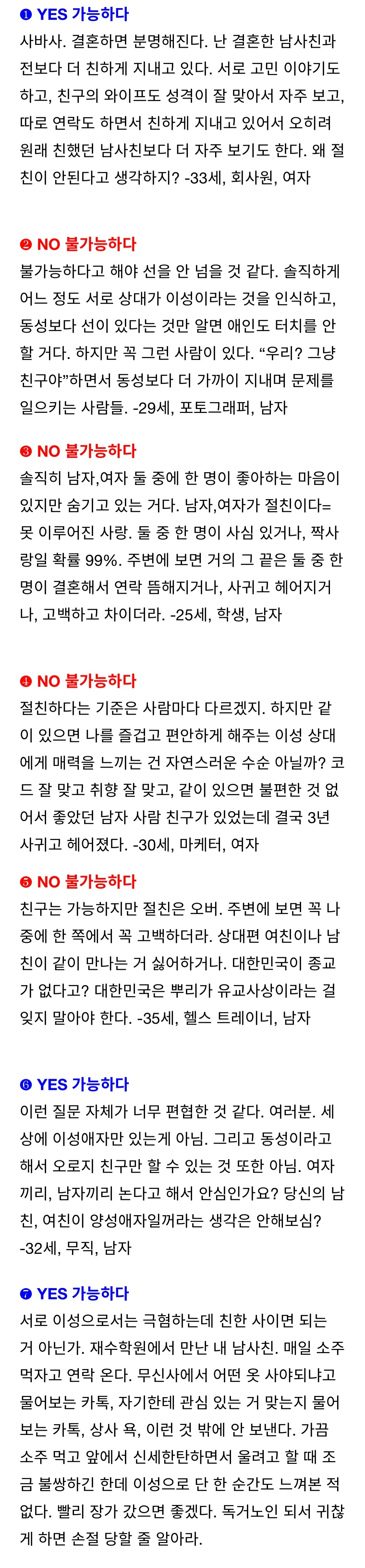 남녀관계 절친으로 지내는 게 가능할까 | 인스티즈