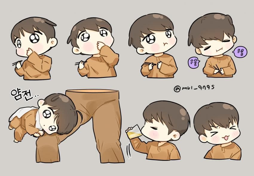 [잡담] 정국이 팬아트 넘 귀여워 | 인스티즈