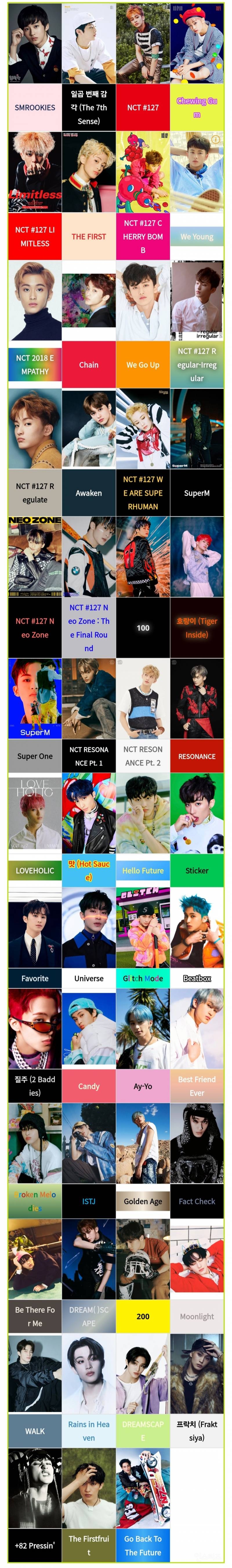 역대 컨포로 보는 10년동안 진짜 소처럼 일했던 엔시티 마크 | 인스티즈