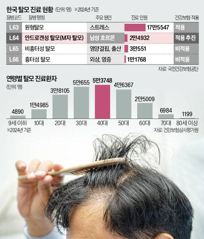 [잡담] 남성호르몬으로 인한 탈모는 지원대상인데 출산으로 인한 탈모는 비급여인게 웃긴다 | 인스티즈