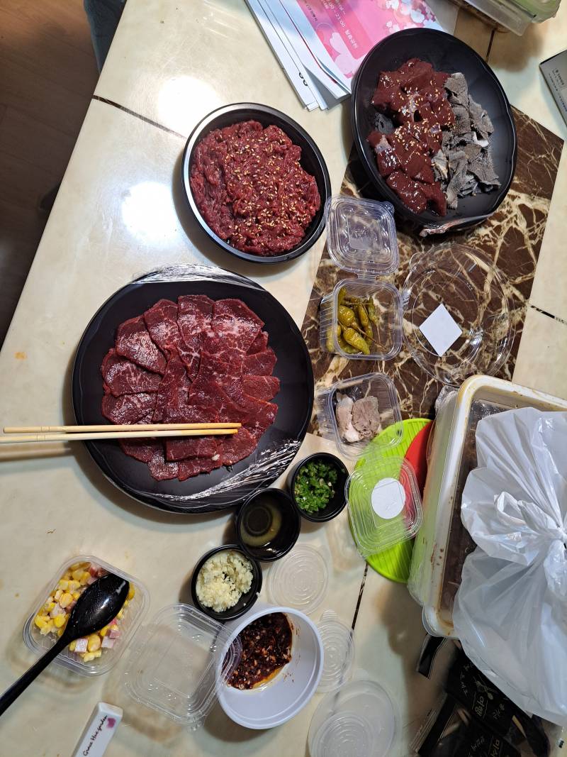 [잡담] 뭉티기 육회 | 인스티즈
