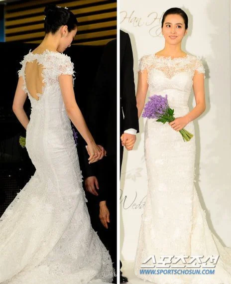 연예인들 결혼식 웨딩드레스 사진 | 인스티즈