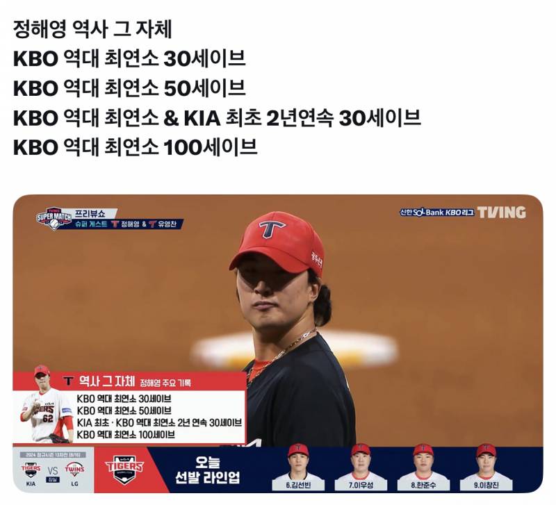 [잡담] 해영인 타이거즈의 역사 그자체임 | 인스티즈