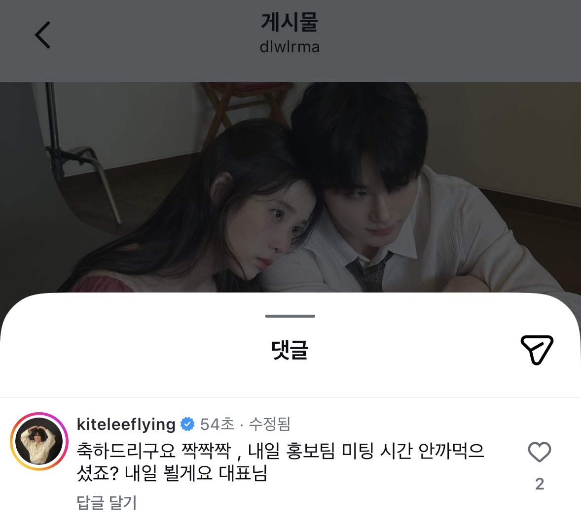 [잡담] 대군부인) 도비서: 내일 홍보팀 미팅 시간 안 까먹으셨죠? | 인스티즈