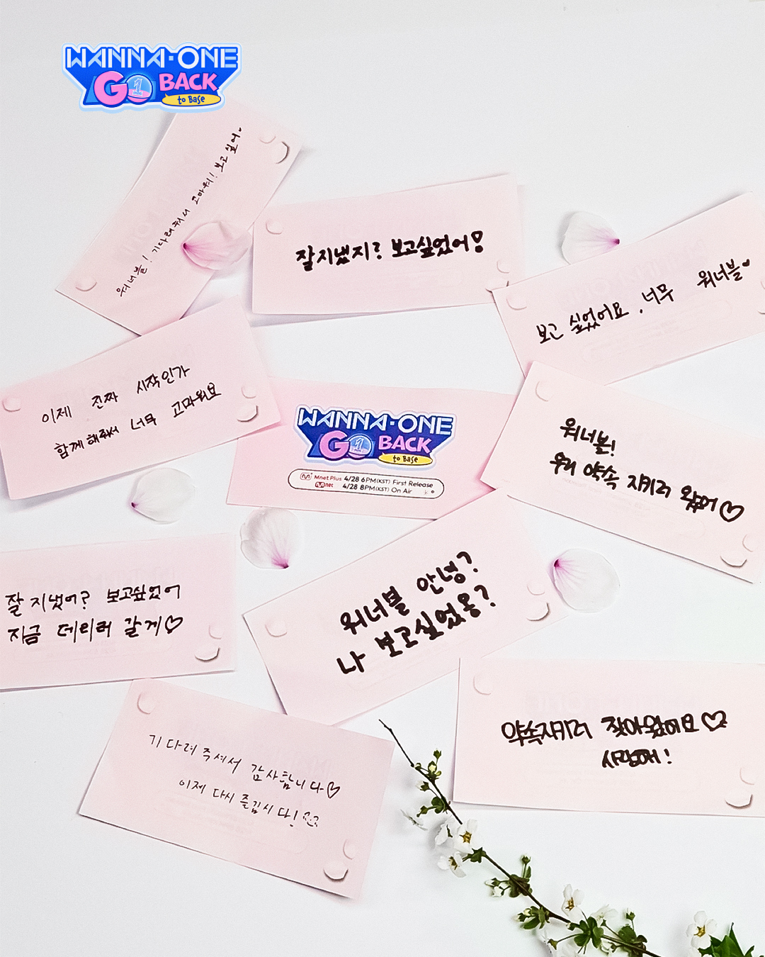 [잡담] 워너원 멤버들 손글씨 메세지 떳다 | 인스티즈
