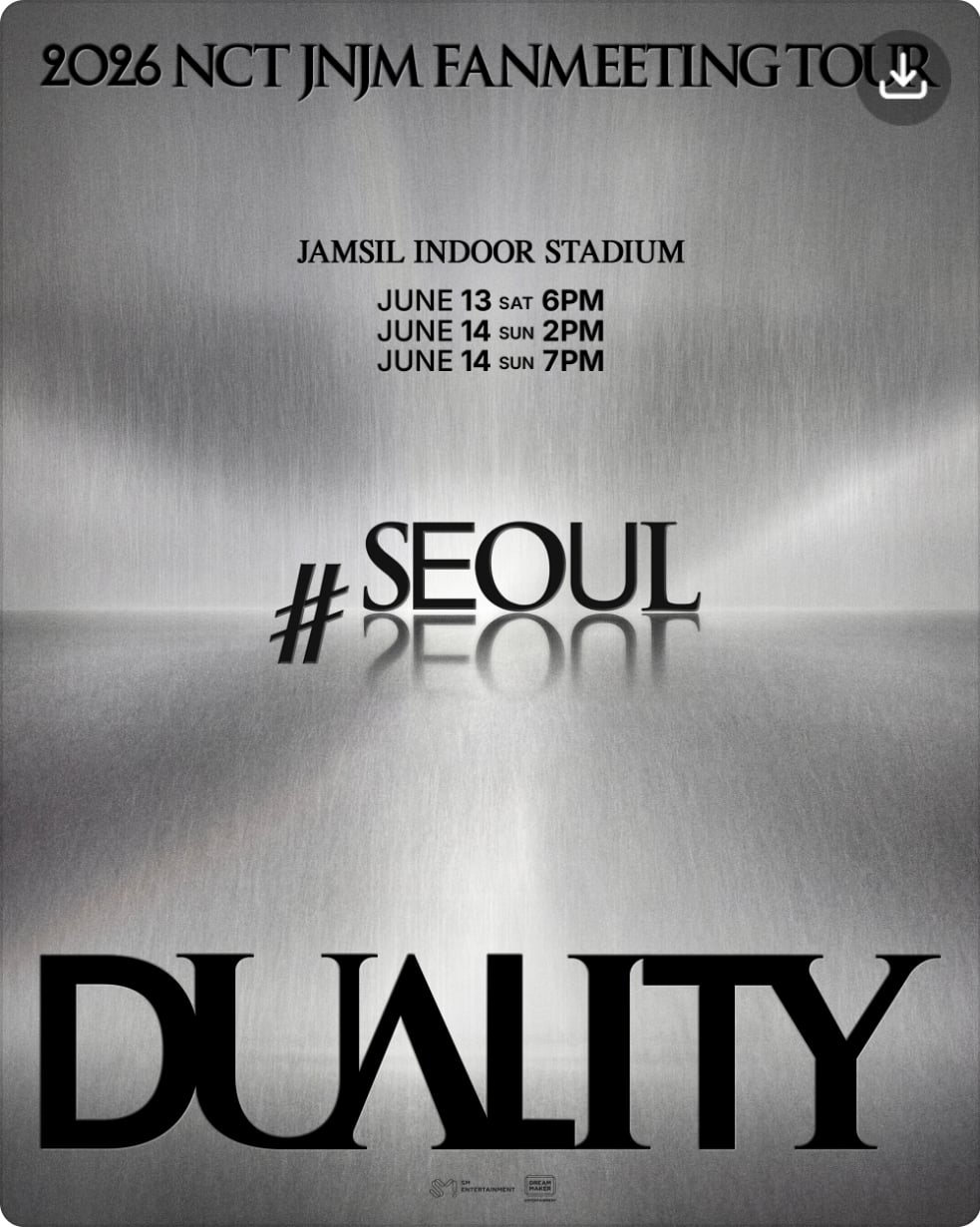 [정보/소식] [공지] 2026 NCT JNJM FANMEETING TOUR [DUALITY] # SEOUL 오픈 안내 | 인스티즈