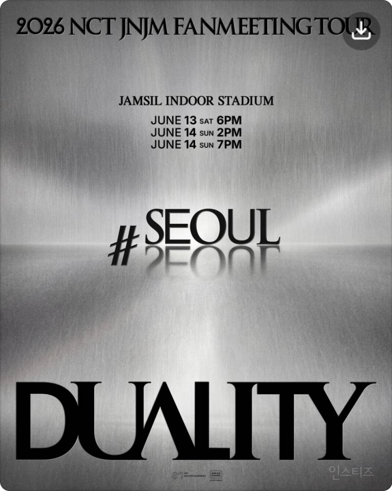 [공지] 2026 NCT JNJM FANMEETING TOUR [DUALITY] # SEOUL 오픈 안내 | 인스티즈