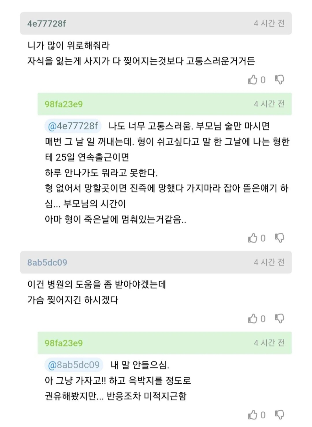 형이 과로사하고 집안이 망가진 거 같음 | 인스티즈