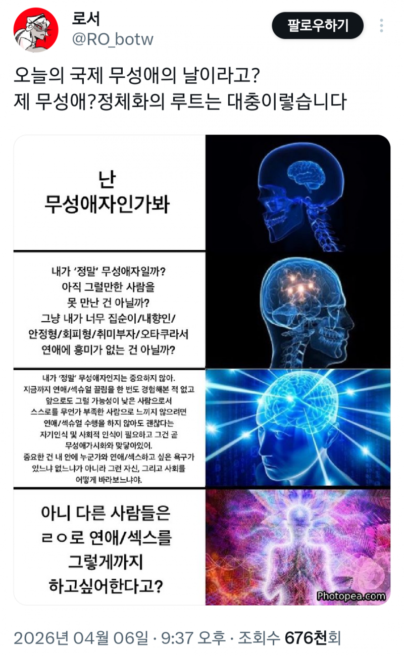 [잡담] 이 무성애 트윗 너무 나같아서 신기해ㅋㅋㅋ | 인스티즈