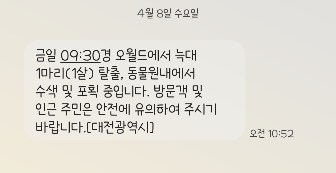 [잡담] 헐 대전 오월드 늑대 탈출ㅠ | 인스티즈