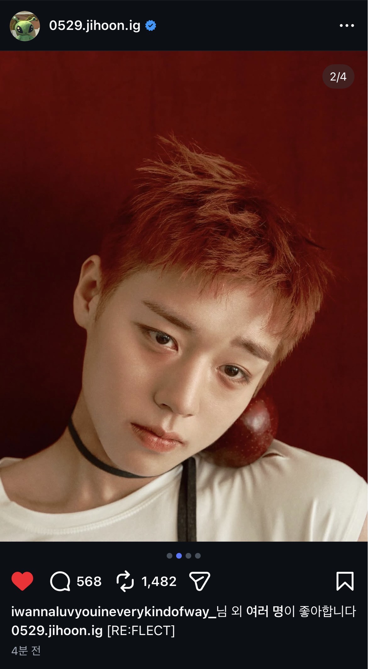 [잡담] 오 박지훈 인스타 업로드 왔는데 | 인스티즈