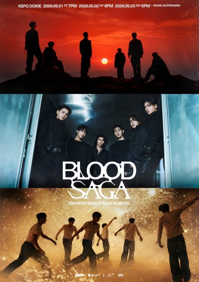 [잡담] 엔하이픈, 월드 투어 'BLOOD SAGA' 서울 공연 3회차 전석 매진 | 인스티즈