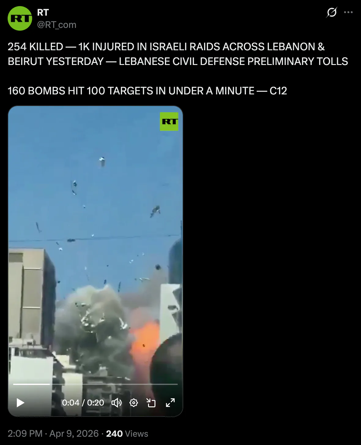 [정보/소식] [속보] 레바논 254명 사망, 1,000명 부상 | 인스티즈