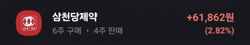 [잡담] 삼천당으로 소소하게 벌기 좋네 | 인스티즈