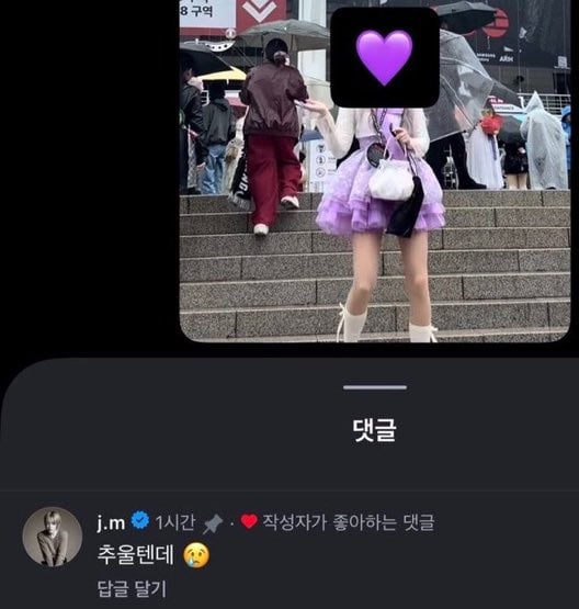 [잡담] 팬들 인스타에 댓글 남겨주는 BTS지민💜 | 인스티즈