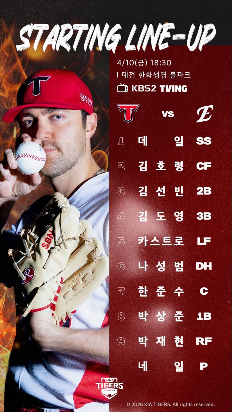 [OnAir] ❤️🐯 타격감 이어가 이어가🍀| 260410 기아 달글🐯💛 | 인스티즈