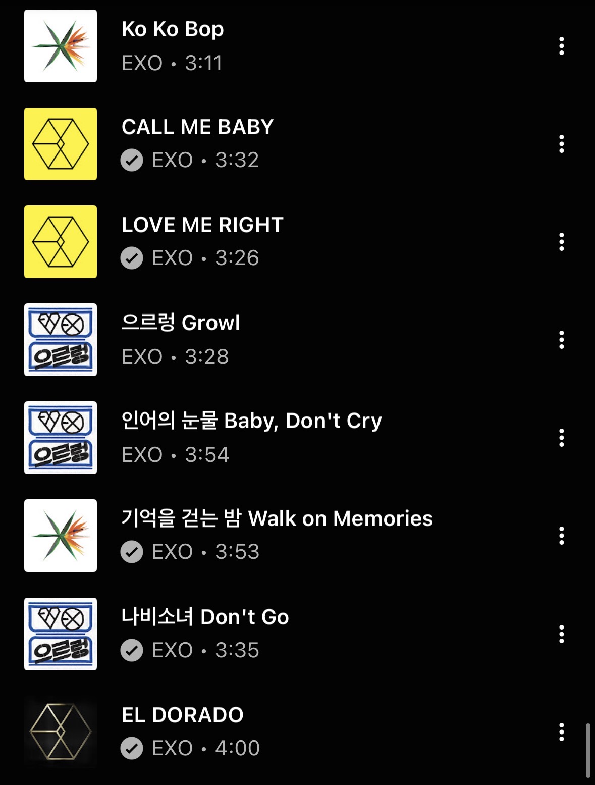 [잡담] 엑소 콘서트 세트리스트 정리된거 보는데 진짜 최고다..ㅅㅍㅈㅇ | 인스티즈