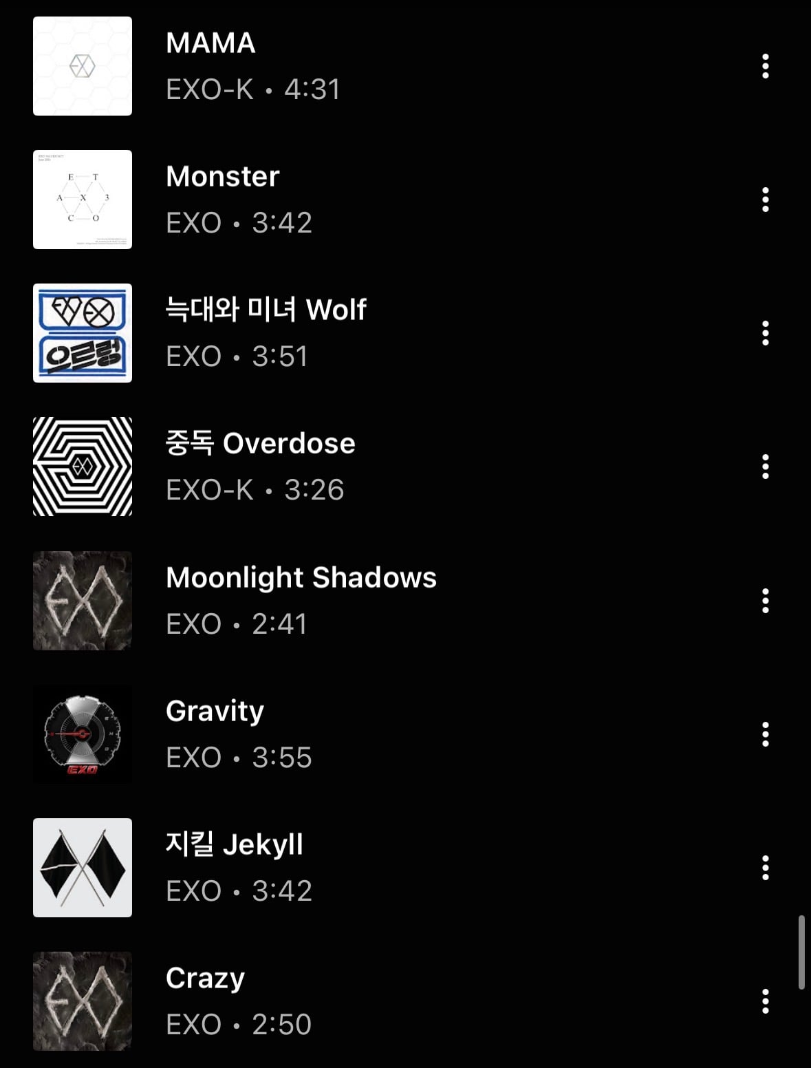 [잡담] 엑소 콘서트 세트리스트 정리된거 보는데 진짜 최고다..ㅅㅍㅈㅇ | 인스티즈