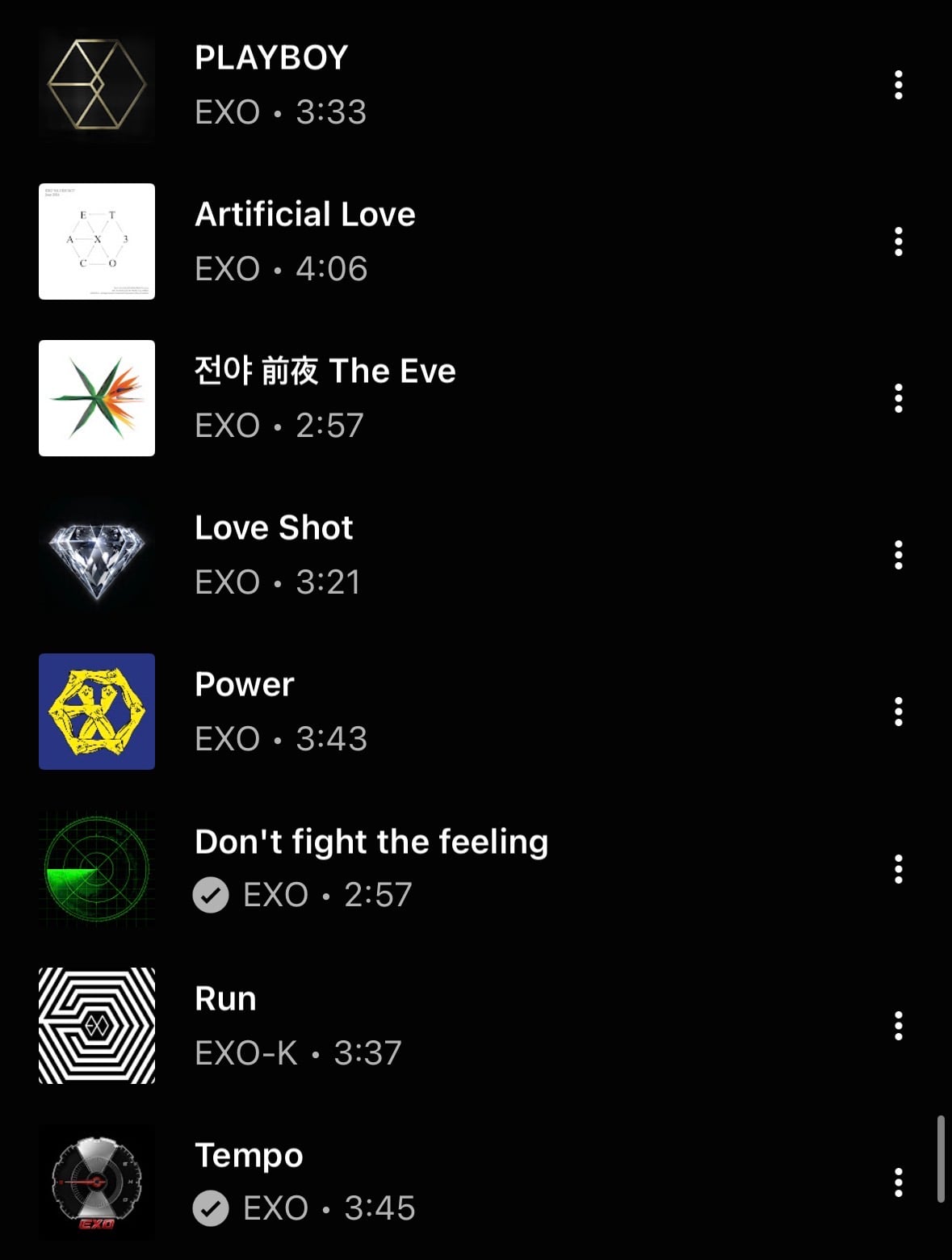 [잡담] 엑소 콘서트 세트리스트 정리된거 보는데 진짜 최고다..ㅅㅍㅈㅇ | 인스티즈