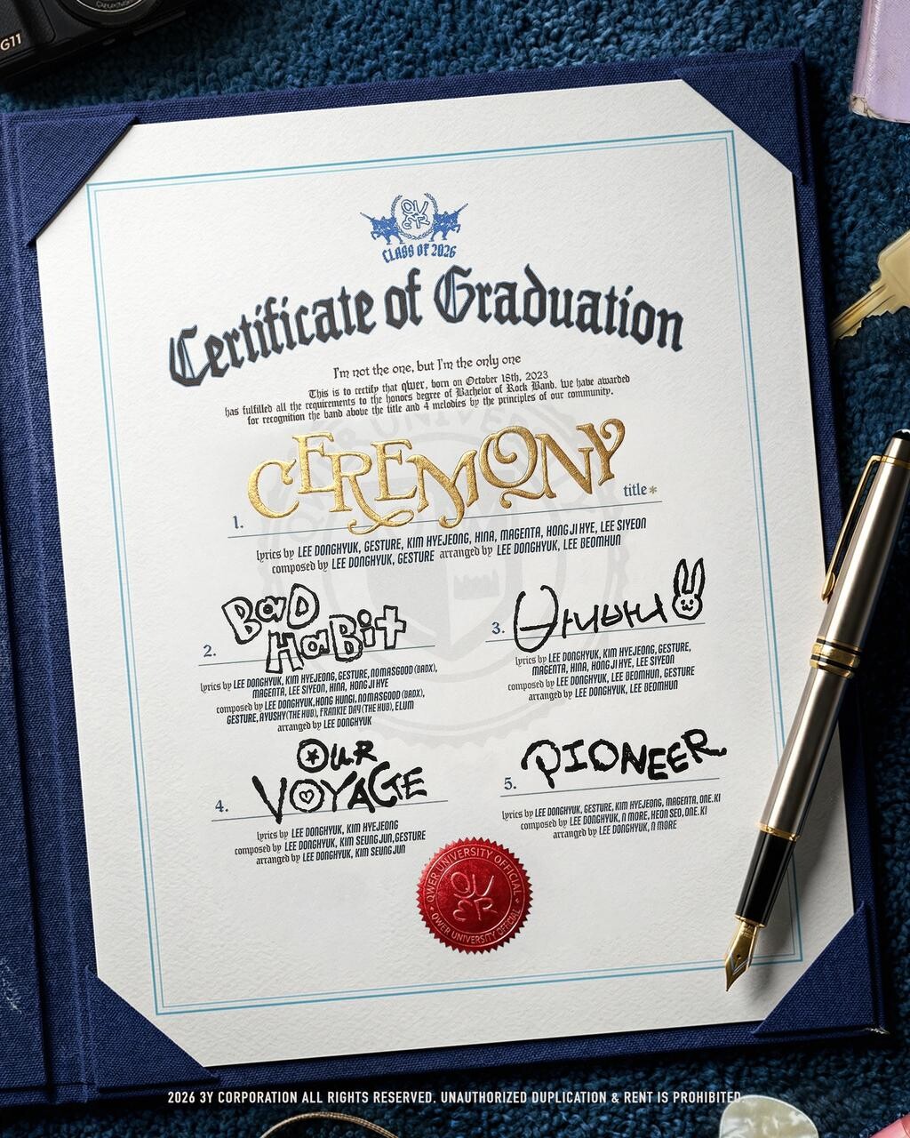 [정보/소식] QWER, 미니 4집 'CEREMONY' 트랙리스트로 새 챕터 예고 | 인스티즈