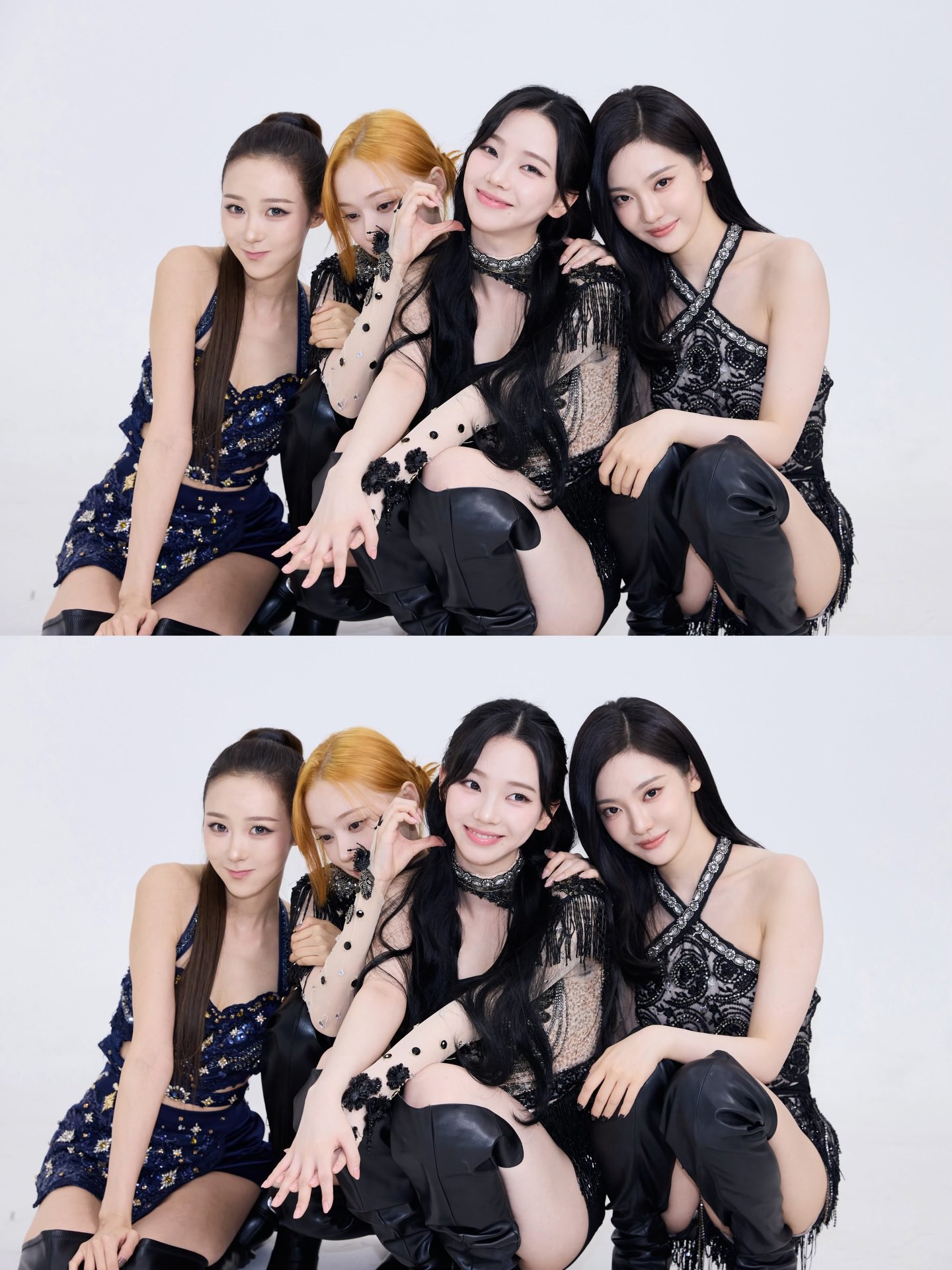 [잡담] 생일때 선물안줘도 되니까 멤버들한테 블랙맘바때 옷 다시입고 사진찍자고했다는 카리나 | 인스티즈