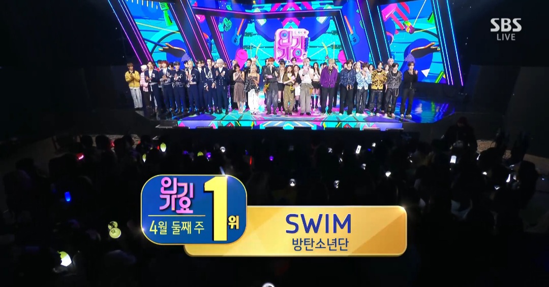 [정보/소식] 인기가요 4월 둘째주 1위 방탄소년단 트리플크라운 | 인스티즈