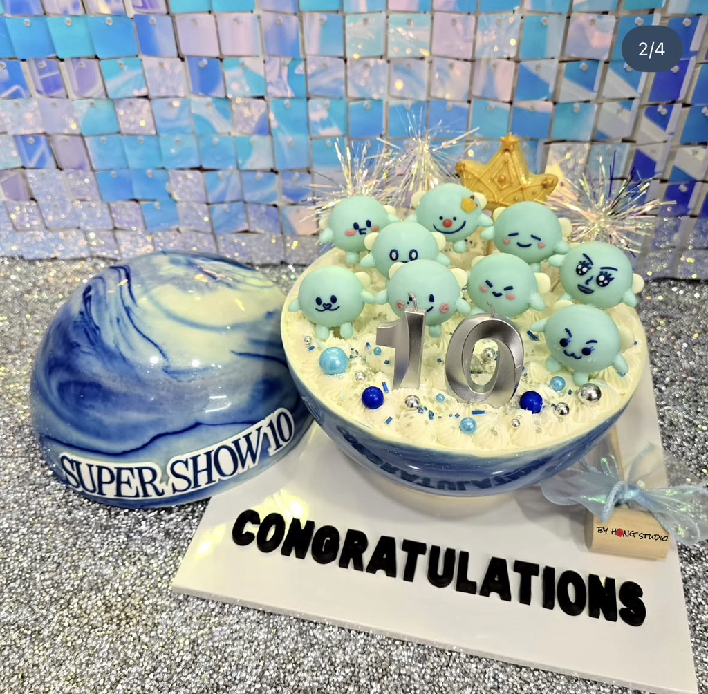 [잡담] 도영 작년 슈주 콘서트에 보낸 케이크도 이거 | 인스티즈