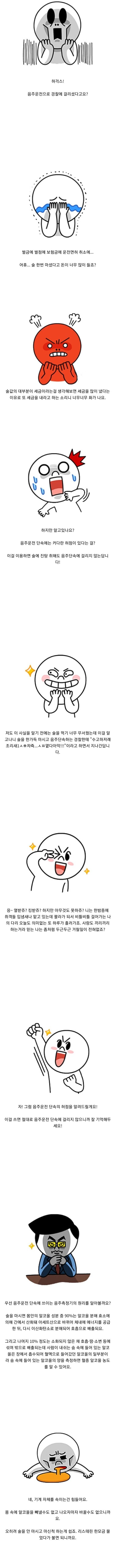 술을 마셔도 음주단속에 걸리지 않는 방법.jpg | 인스티즈