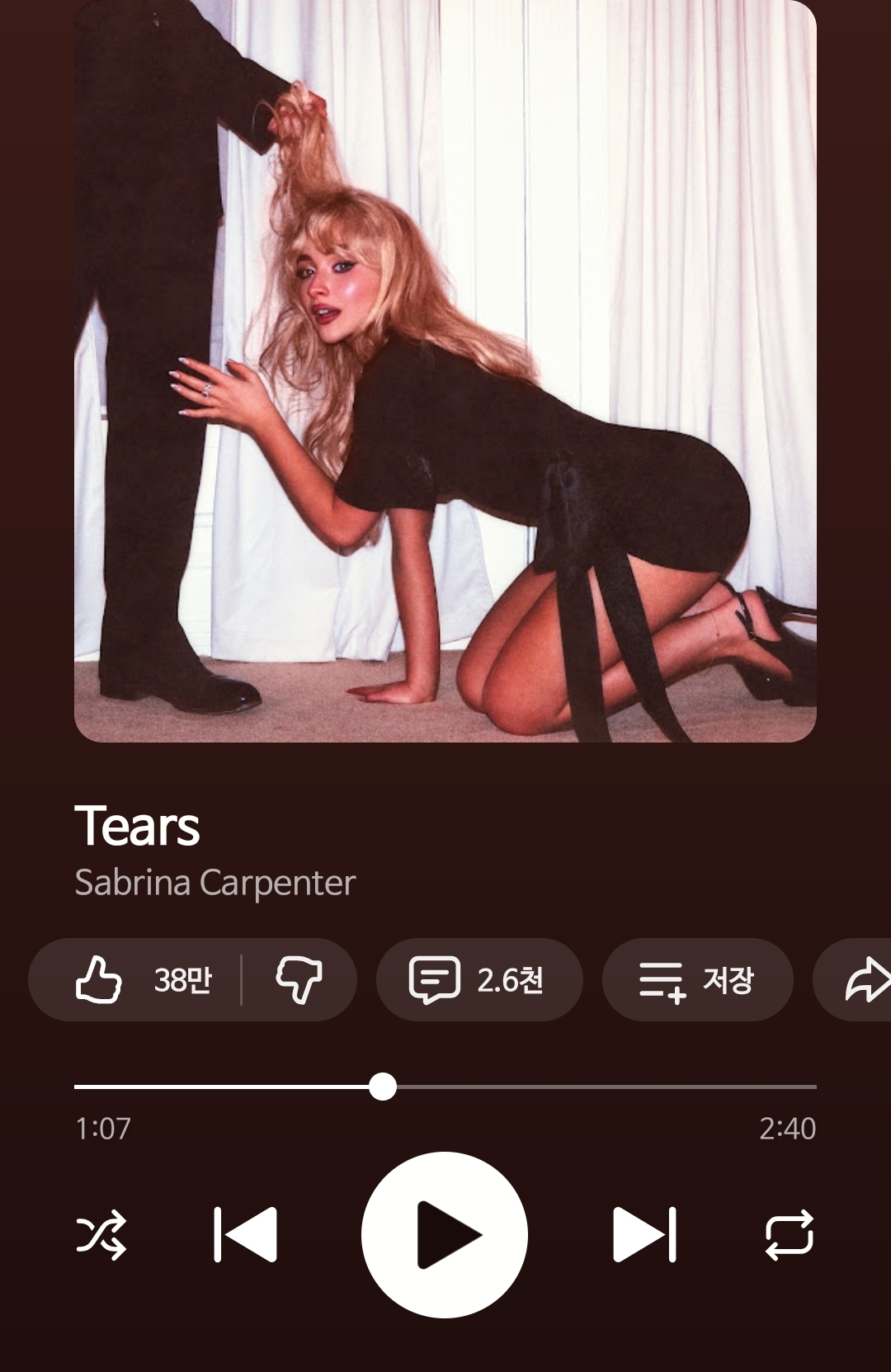 [잡담] 아니 사브리나 카펜터 다 좋은데 단점... | 인스티즈