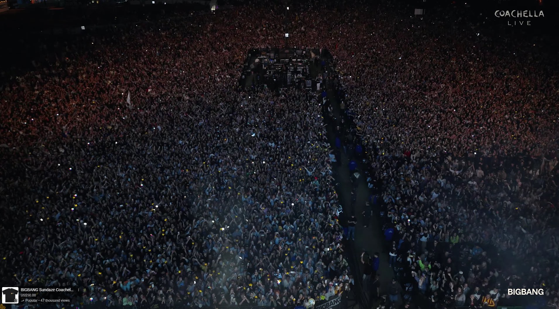 [잡담] 빅뱅 코첼라 사람 ㅈㅉ 개많다 | 인스티즈