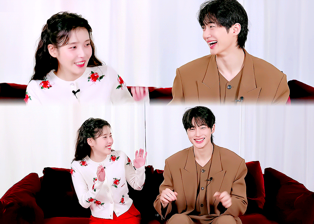 [잡담] 대군부인) 엘르ㅋㅋㅋㅋ 인사만 했는데 아이유 변우석이 꺄르륵거림 | 인스티즈