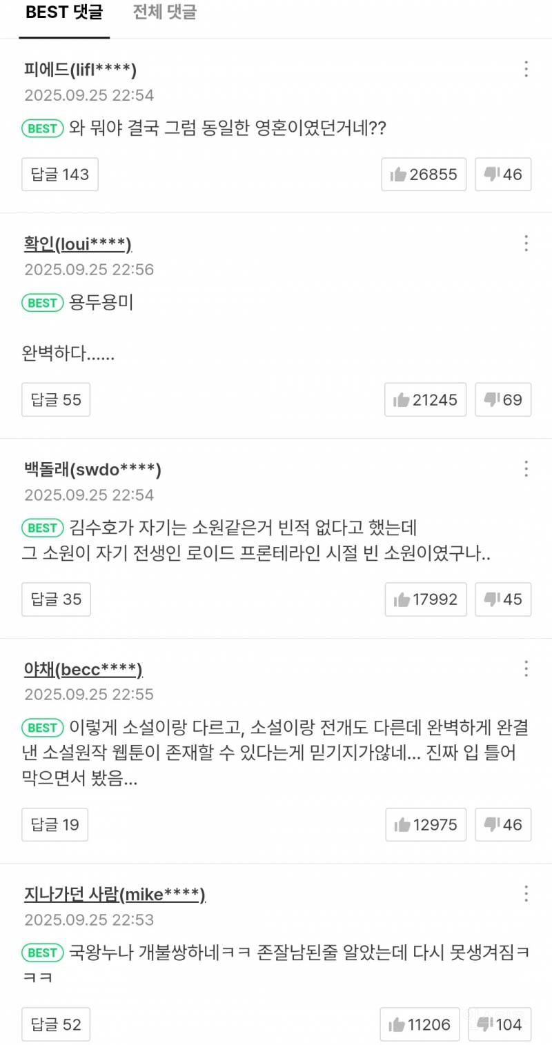 약스포) 최종화 공개후 전세계에서 호평중인 웹툰 .jpg | 인스티즈