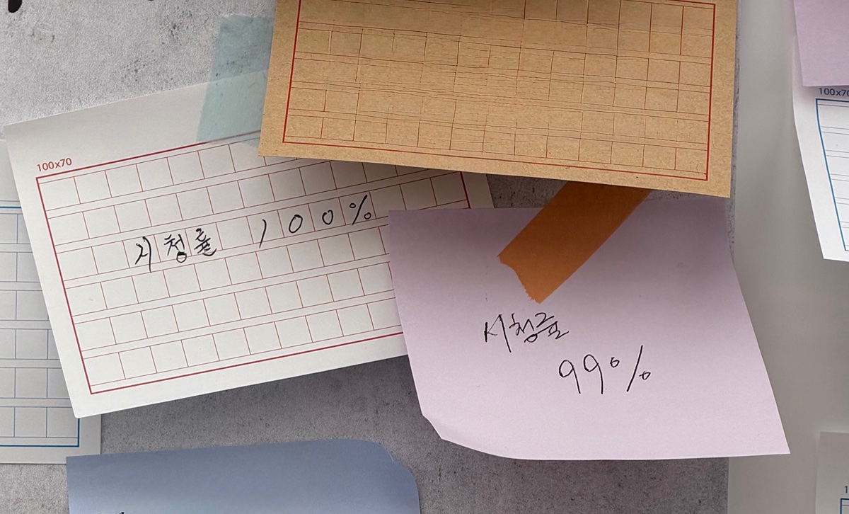 [잡담] 모자무싸) 모자무싸 팝업에 구교환 고윤정 시청률 목표 적고갔대 | 인스티즈