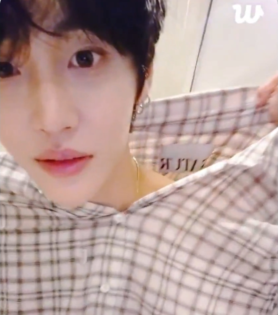 [잡담] 빈이 라방 때 핑크 셔츠 손민수 할까 | 인스티즈