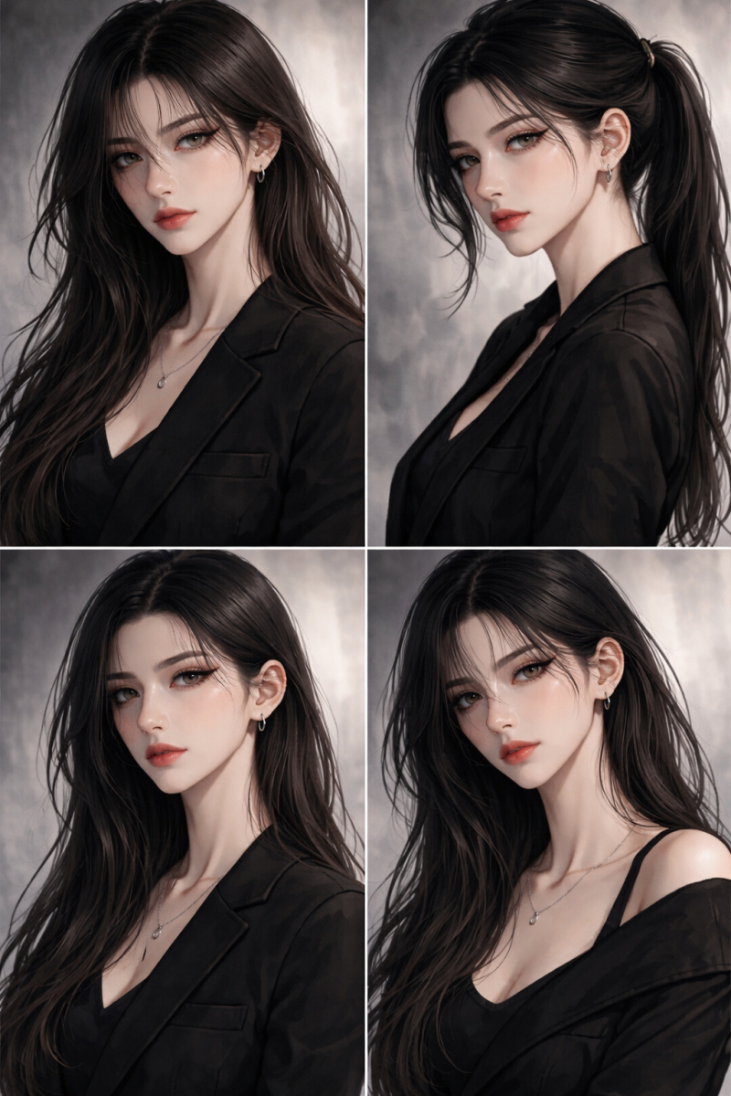 [잡담] AI들 잘생쁜 냉미녀 일러스트 진짜 잘 그리네 | 인스티즈