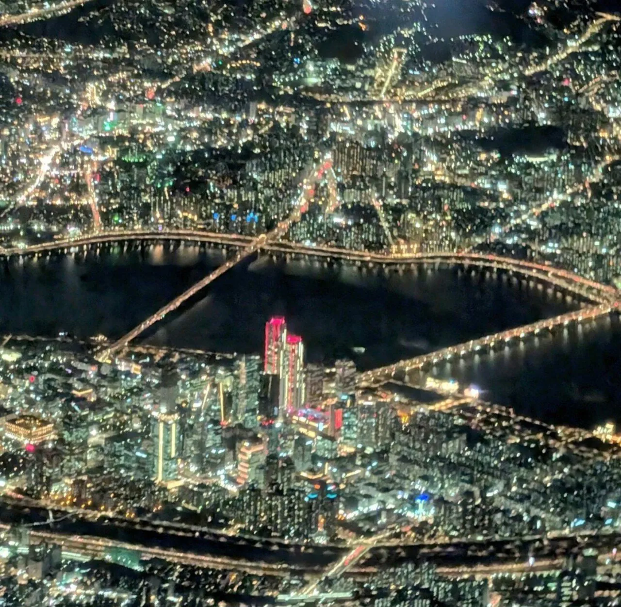 하늘에서 본 서울 야경 | 인스티즈