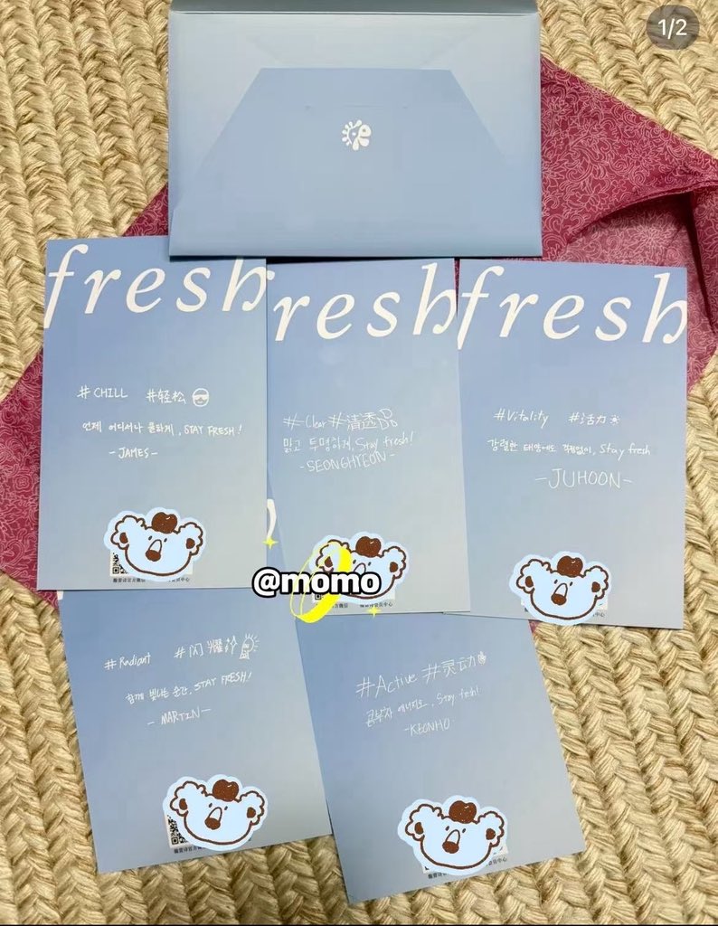 [잡담] 코르티스 fresh 손글씨 메시진데 | 인스티즈