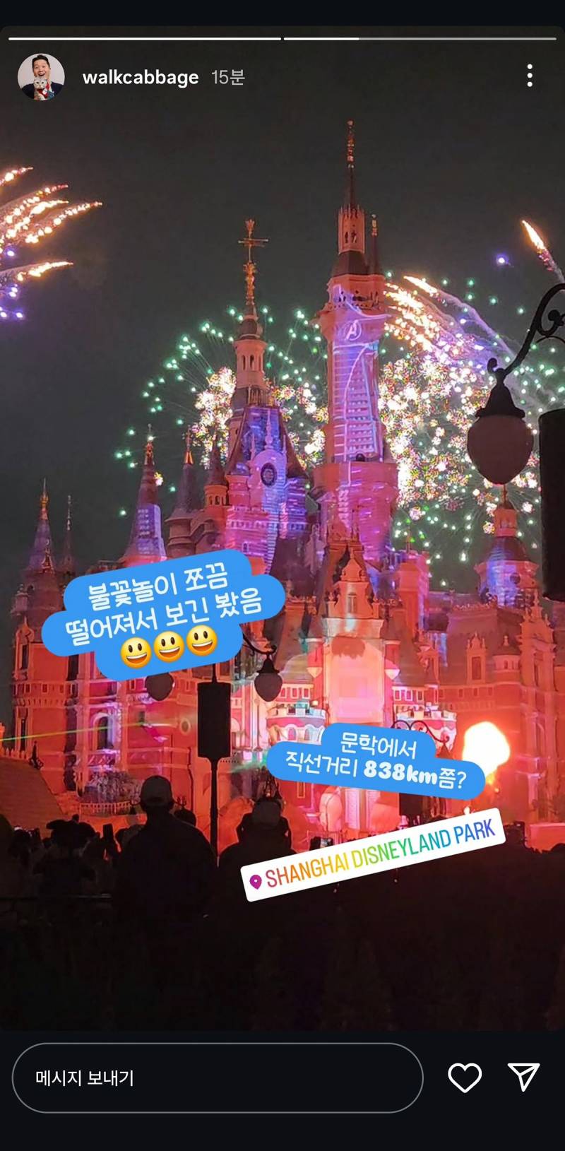 [잡담] 상하이 불꽃놀이 보러가서도 문학을 생각하는 경지에 이르른 진돌 | 인스티즈