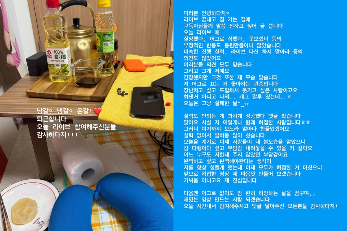 엄은향, '임성한 라이브' 논란 인정… "오늘은 그냥 실패한 날" | 인스티즈