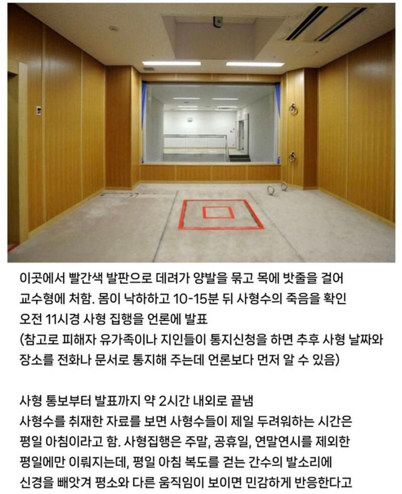조금 독특한 일본의 사형 방식.jpg | 인스티즈