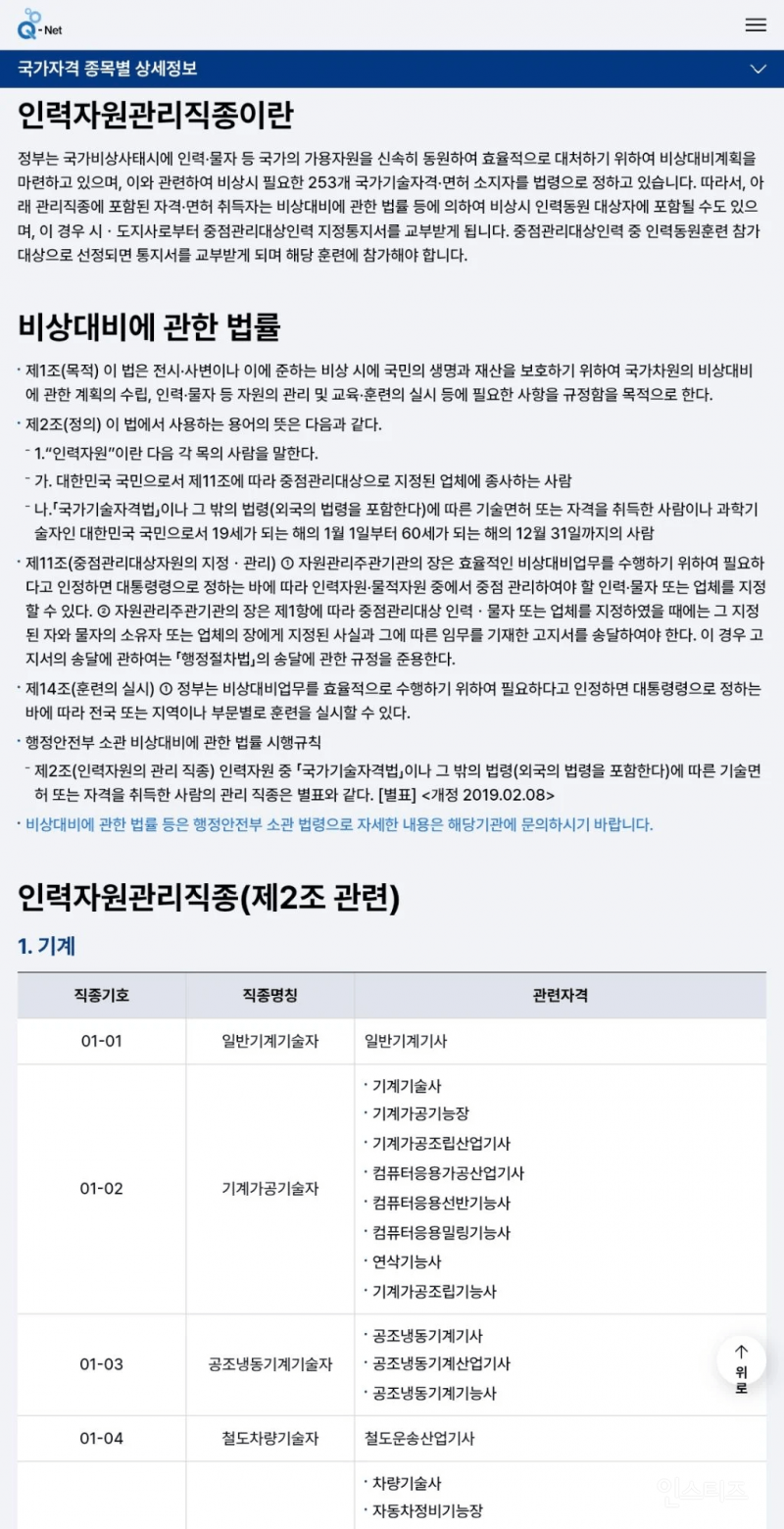 전쟁시 차출되는 자격증, 직업 모음 | 인스티즈