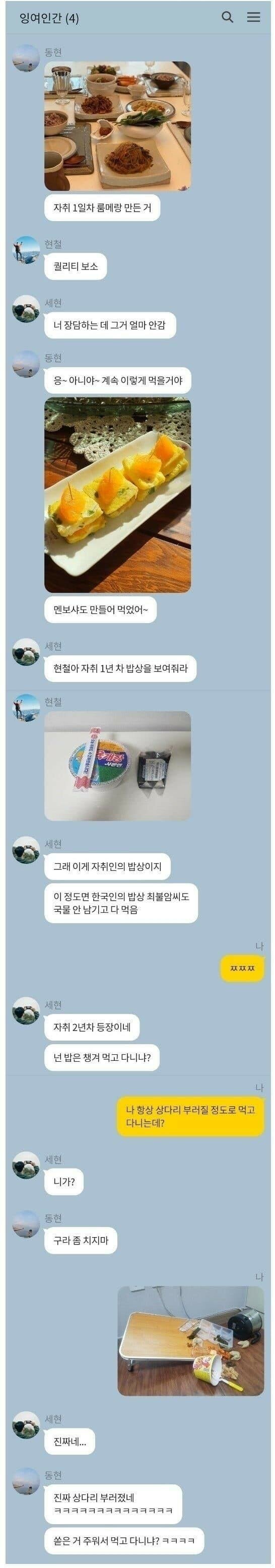 자취 1일차, 1년차, 2년차의 밥상 | 인스티즈