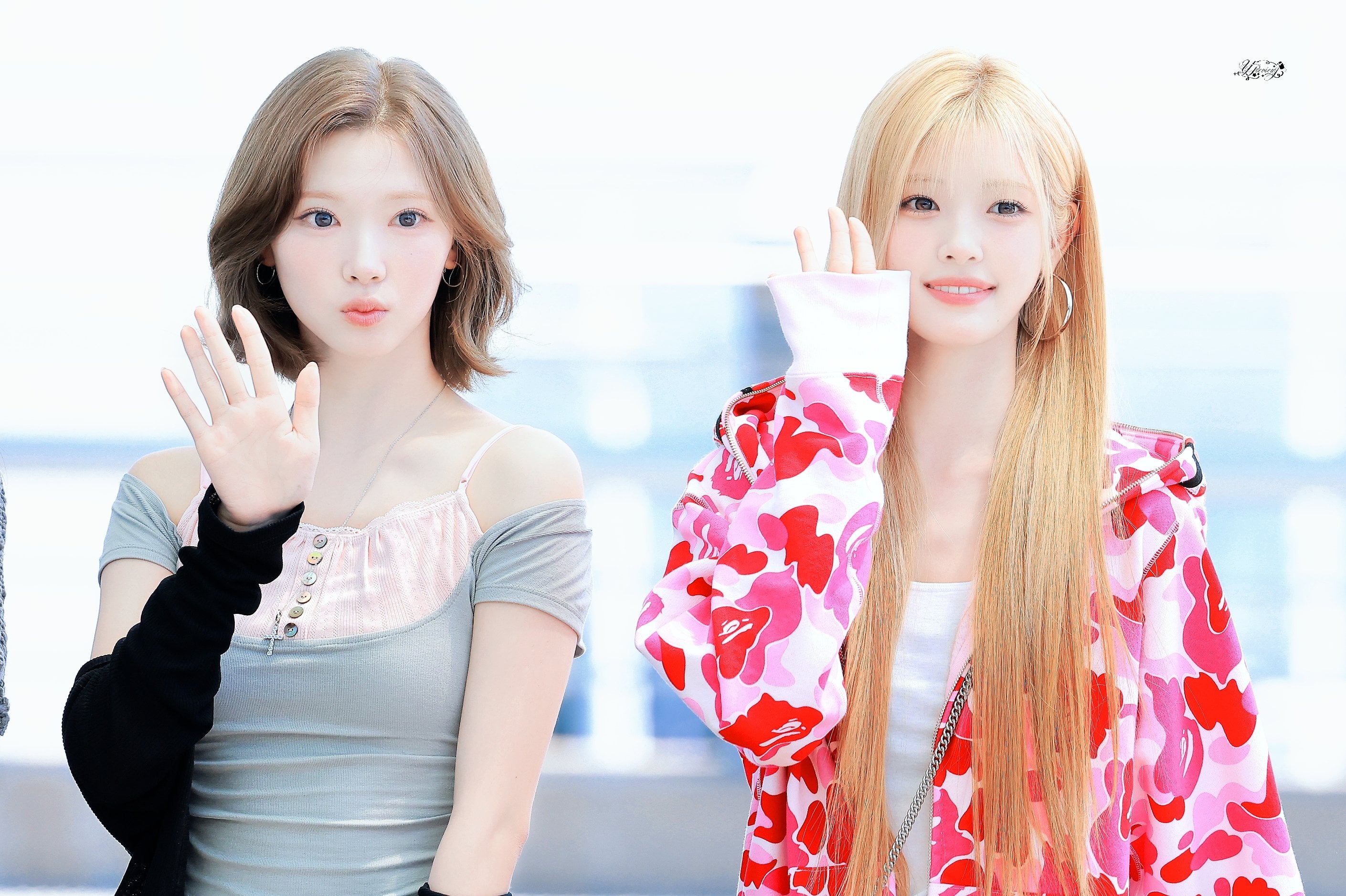 [잡담] 오늘자 머리 바뀐 지우 유하 | 인스티즈