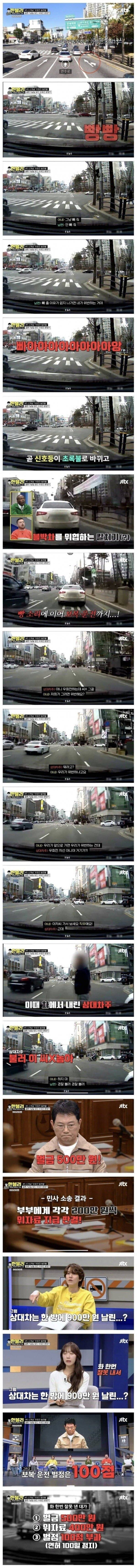 한방에 900만원 날린 우회전 빌런 | 인스티즈